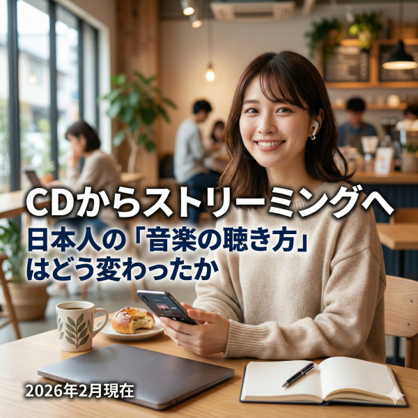 CDからストリーミングへ——日本人の「音楽の聴き方」はどう変わったか