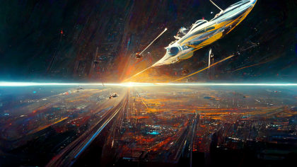 Kohji_Asakawa_Photorealistic__A_spacecraft_designed_by_Syd_Mead_d1d3cee0-ce51-43b0-b685-961b9e94dd6d