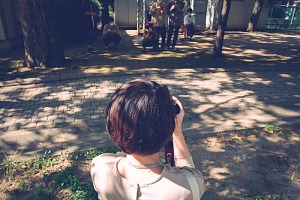 専門学校で写真の特別授業